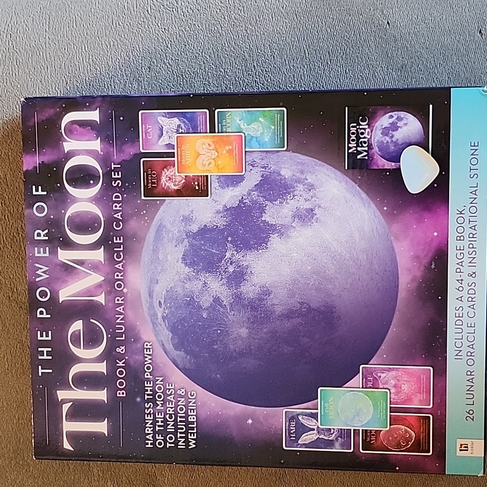 The Power of The Moon Book and Lunar Oracle Card Set